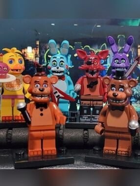 FNAF Complete Faze Bear Five Nights at Freddy's Building Block Minifigure
